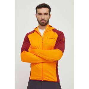 Sportovní mikina LA Sportiva Existence Hoody oranžová barva, s kapucí, P53102320