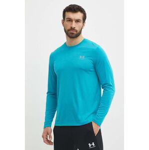 Běžecké triko s dlouhým rukávem Under Armour Streaker tyrkysová barva