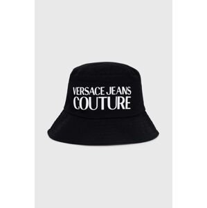 Bavlněná čepice Versace Jeans Couture černá barva, 76HAZK04 ZG268