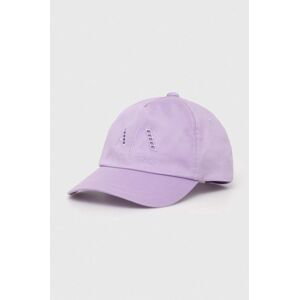 Bavlněná baseballová čepice Armani Exchange fialová barva, 944206 4R108