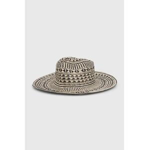 Klobouk Guess FEDORA černá barva, AW9495 COT01