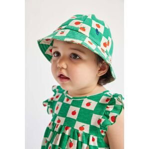 Bavlněná čepice pro miminko Bobo Choses zelená barva