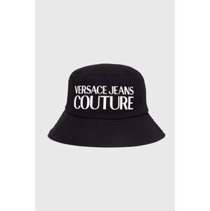 Bavlněná čepice Versace Jeans Couture černá barva, 76GAZK04 ZG268