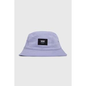 Bavlněná čepice Vans fialová barva