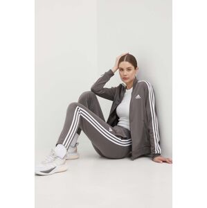 Tepláková souprava adidas hnědá barva, IS0855