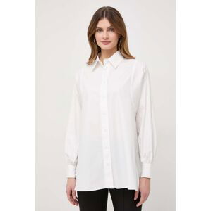 Bavlněná košile Weekend Max Mara bílá barva, regular, s klasickým límcem, 2415111051600