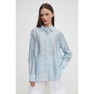 Košile Sisley dámská, relaxed, s klasickým límcem