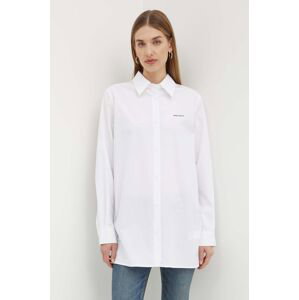Bavlněná košile Miss Sixty 6L2XJ1910000 XJ1910 bílá barva, relaxed, s klasickým límcem, 6L2XJ1910000