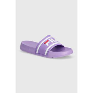 Pantofle Fila Morro Bay dámské, fialová barva, 1010901