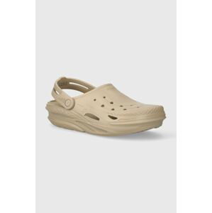 Pantofle Crocs Off Grid Clog béžová barva, 209501