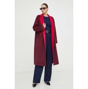 Oboustranný vlněný kabát MAX&Co. růžová barva, 2416011041200