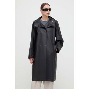 Nepromokavý kabát Max Mara Leisure dámský, černá barva, oversize, 2416021078600