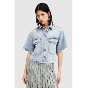 Džínová bunda AllSaints TOVE SS DENIM SHIRT dámská, W114PA