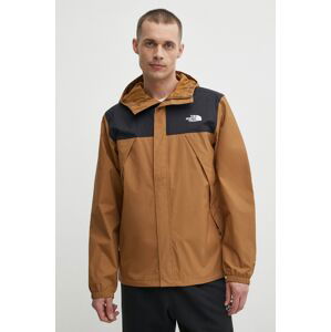 Outdoorová bunda The North Face Antora hnědá barva, NF0A7QEYYW21