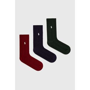 Ponožky Polo Ralph Lauren 3-pack dámské, 455923551