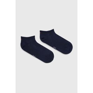 Ponožky Tommy Hilfiger 2-pack dámské, tmavomodrá barva