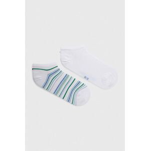 Ponožky Tommy Hilfiger 2-pack dámské, bílá barva