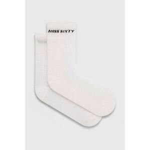 Ponožky Miss Sixty OJ8560 SOCKS dámské, bílá barva, 6L2OJ8560000