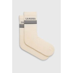 Ponožky La Mania dámské, béžová barva, SOCKS.6