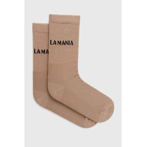Ponožky La Mania dámské, béžová barva, SOCKS.2