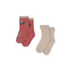 Dětské ponožky Konges Sløjd 2-pack růžová barva