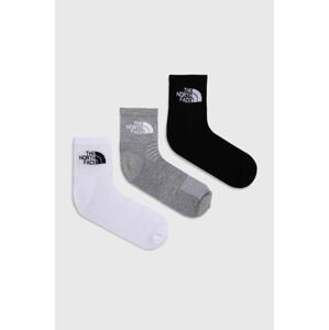 Ponožky The North Face 3-pack pánské, černá barva, NF0A882G3OW1