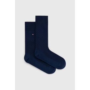 Ponožky Tommy Hilfiger pánské, tmavomodrá barva, 701227289