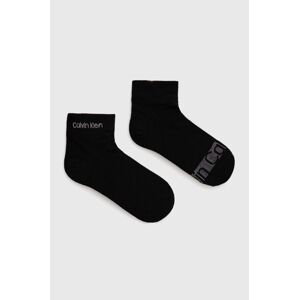 Ponožky Calvin Klein 4-pack pánské, černá barva, 701229666