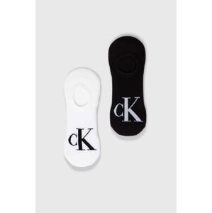Ponožky Calvin Klein Jeans 4-pack pánské, černá barva, 701229674