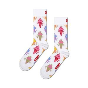 Ponožky Happy Socks Ice Cream Sock bílá barva