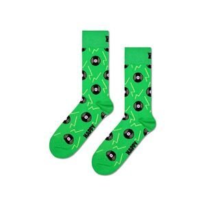 Ponožky Happy Socks Vinyl Green Sock zelená barva