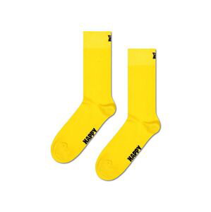 Ponožky Happy Socks Solid žlutá barva