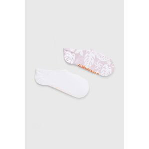 Ponožky Converse 2-pack bílá barva, E1266P