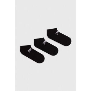 Ponožky Converse 3-pack černá barva, E1268B