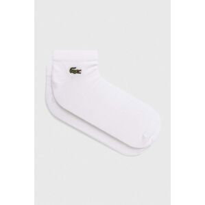Ponožky Lacoste 2-pack bílá barva, RA4183T