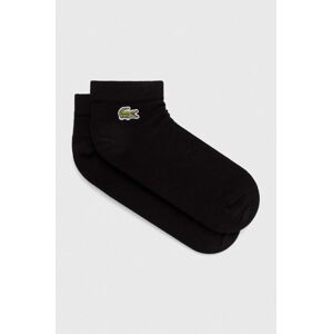 Ponožky Lacoste 2-pack černá barva, RA4183T