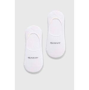 Ponožky Gant 2-pack bílá barva, 9960257