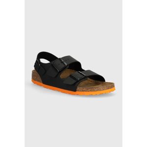 Dětské sandály Birkenstock Milano Kids BF černá barva