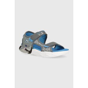 Dětské sandály Skechers CREATURE-SPLASH šedá barva