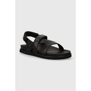 Kožené sandály Gant Mardale dámské, černá barva, 28501595.G00