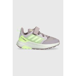Dětské boty adidas TERREX TERREX TRAILMAKER CF K fialová barva
