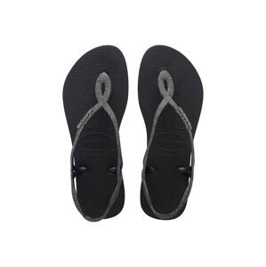 Dětské sandály Havaianas LUNA PREMIUMI BLACK černá barva