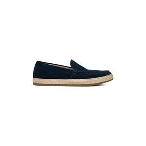 Semišové espadrilky Geox U PANTELLERIA tmavomodrá barva, U45DWB 00022 C4002