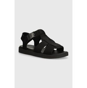 Sandály Calvin Klein FISHERMAN SANDAL NEO pánské, černá barva, HM0HM01415