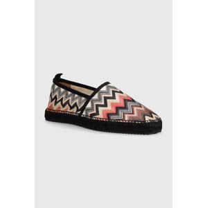 Espadrilky Missoni Corfu černá barva, M29_001