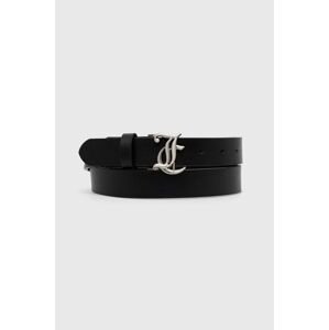 Kožený pásek Juicy Couture dámský, černá barva, WEJJ94143WL7