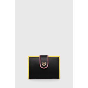 Kožená peněženka Pinko černá barva, 102840 A1K1