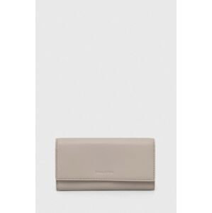 Kožená peněženka Marc O'Polo šedá barva, 40319905801114