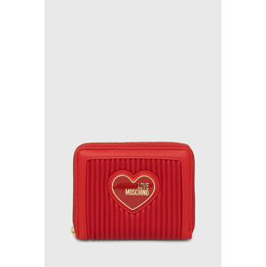 Peněženka Love Moschino červená barva, JC5619PP1GLA1500