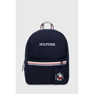 Dětský batoh Tommy Hilfiger tmavomodrá barva, malý, s potiskem